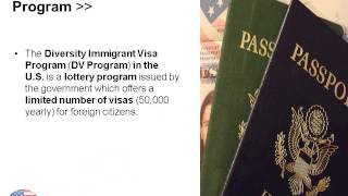 The Diversity Immigrant Visa Program in the U S