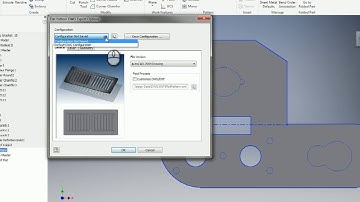 Inventor Sheet Metal Save Flat Pattern as DWGDXF
