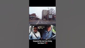 Unexpected Bus Lane Twist: Driving Test Failure! #BusLaneFail #TestDaySurprise #drivingtestfail #car