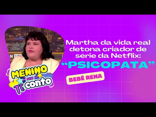 Martha da vida real ABRE O JOGO sobre 'Bebê Rena' em entrevista polêmica class=