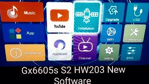 Gx6605s S2 HW203 ke liye New Software youtube working /subscribe my channel /