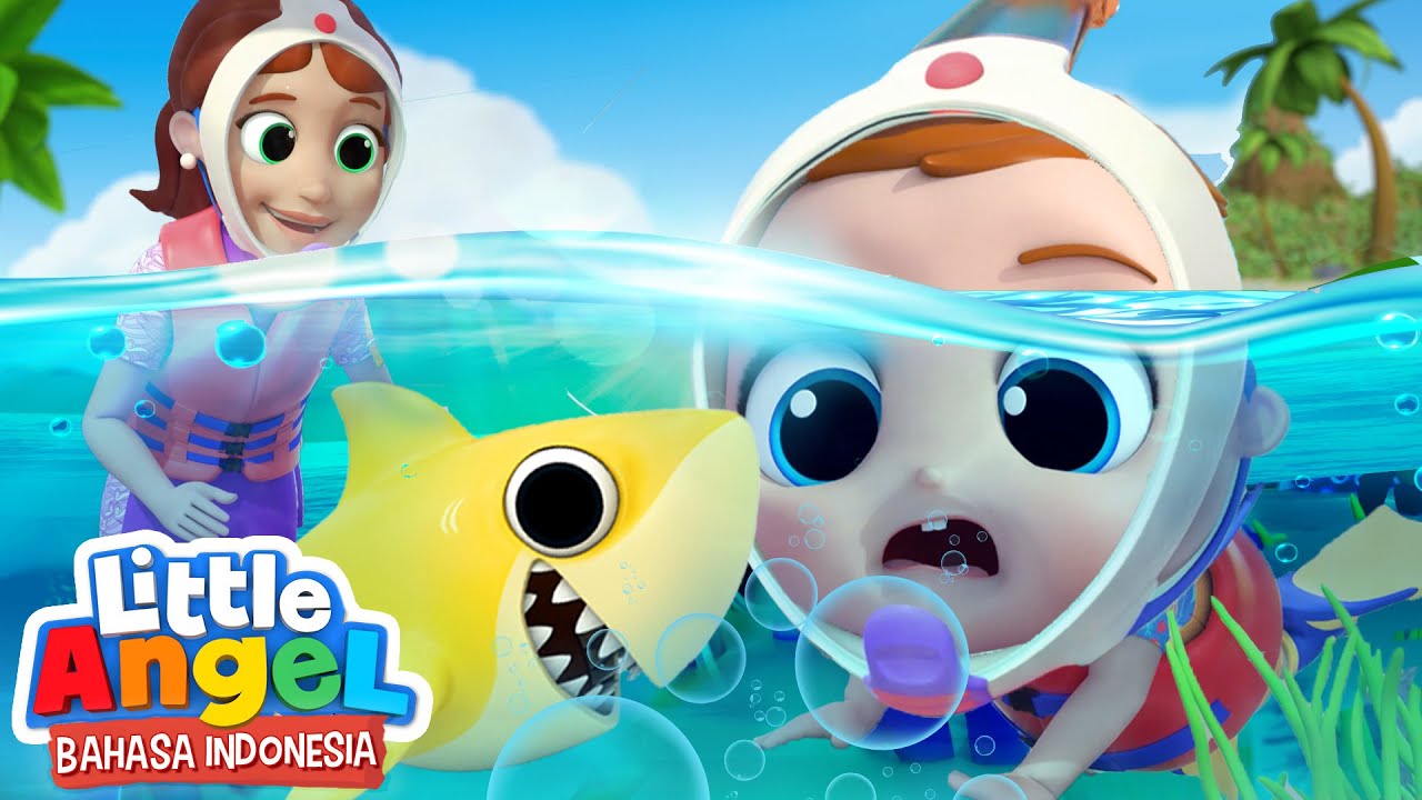 Serunya Lihat Ikan Cantik di Laut Biru! 🐠 Kartun Anak | Little Angel Bahasa Indonesia