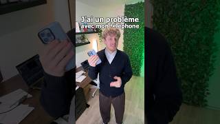 J'ai un problème avec mon téléphone...