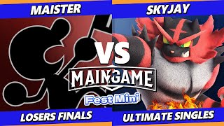 MainGame Fest Mini Losers Finals - Maister (Game & Watch) Vs. Skyjay (Incineroar) Smash Ultimate