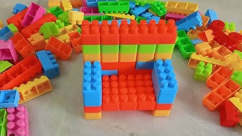 Satisfying DIY Sofa ,Bus/Building Blocks/ relaxation #asmr#asmrsounds#buildingblocks