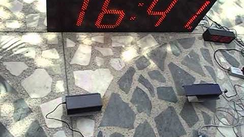 Bicycle Race Clock COSYCOM