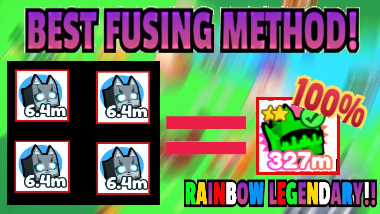 *NEW* BEST FUSING METHOD TO GET RAINBOW TECHNO CAT!!! Roblox Pet