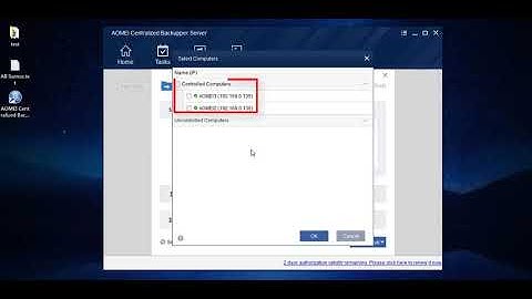How to Create and Manage Backup Tasks for multiple Computers from One Management Console?