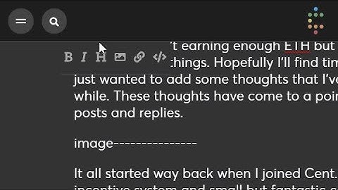 Cent Floating Toolbar Workaround