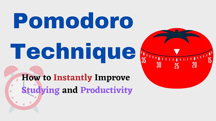 Pomodoro Technique! The BEST tool to Improve Studying and Productivity