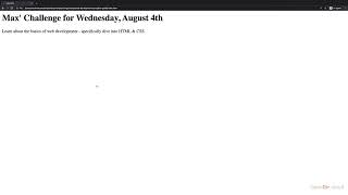 Part 9 Exploring HTML Attributes Day 2 opendir cloud Profile
