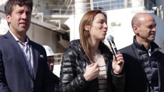 María Eugenia Vidal en Puerto Quequén - 3 Octubre 2016