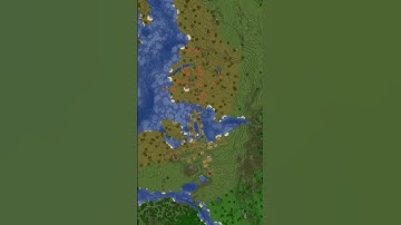 Minecraft Savanna and Plains Double Village Seed