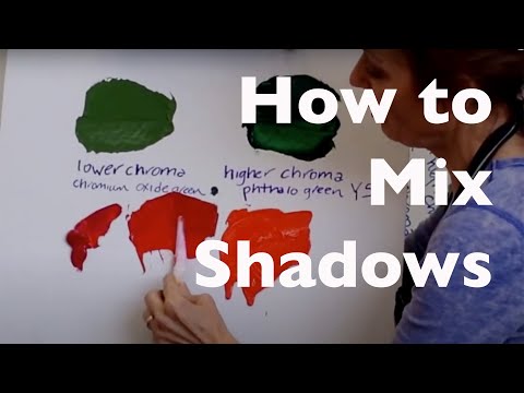 How to Mix Shadows &  How to take a Bright Color and Tone It Down