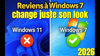 Windows 11 te complique la vie Voici comment revenir à une interface SIMPLE 2026