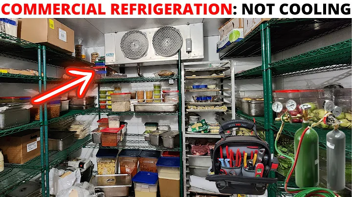 HVACR Service Call: Water Cooled Refrigerator Not Cooling (Refrigerant Leak Repair & Unit Start Up)