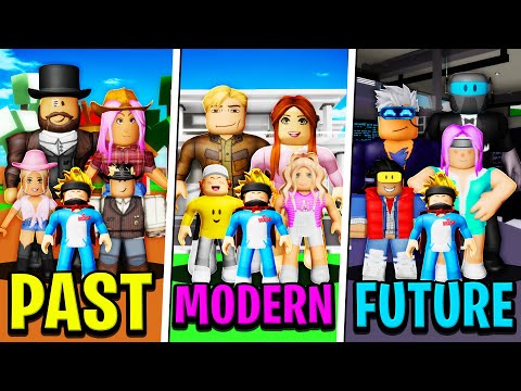 OLD FAMILY vs MODERN FAMILY vs FUTURE FAMILY in Roblox BROOKHAVEN RP!!