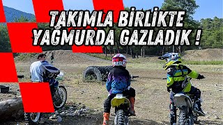 Yağmurda Motocross Sürmek Vlog 4 2 Teker Uçtum Resimi