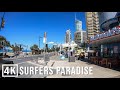 [4K] Walking Empty Surfers Paradise - Gold Coast