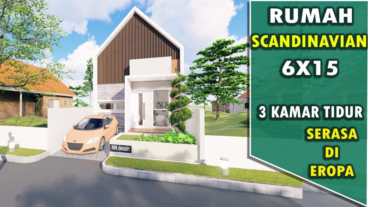 Desain Rumah 6x15 3 Kamar Tidur YouTube