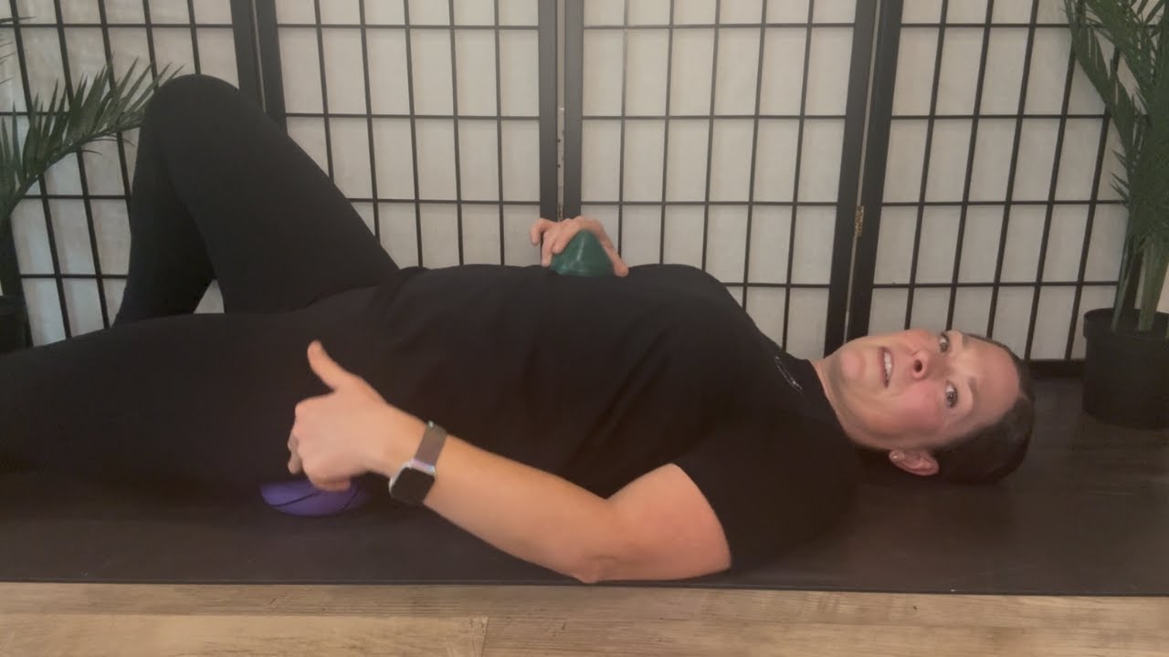 How to Release Tight Glute and Piriformis Muscles with a Ball (Myofascial Release Tutorial)