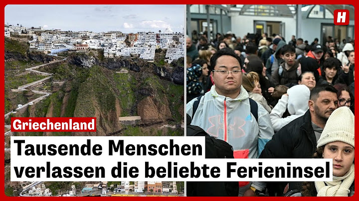 Hunderte Erdbeben: Exodus von Insel Santorini