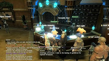 Final Fantasy 14 - Levequest selection tutorial