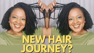 Starting a new hair journey... with microlocs!