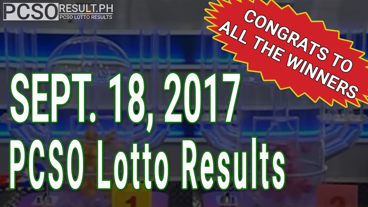 sept 18 lotto result