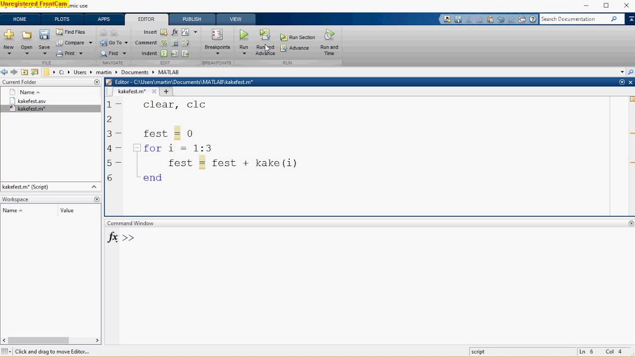 MATLAB for begynnere - summere tall i en liste 2 - YouTube