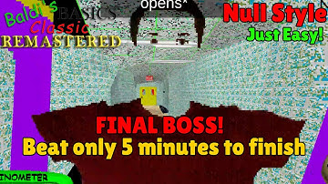 How to beat null! | Baldi