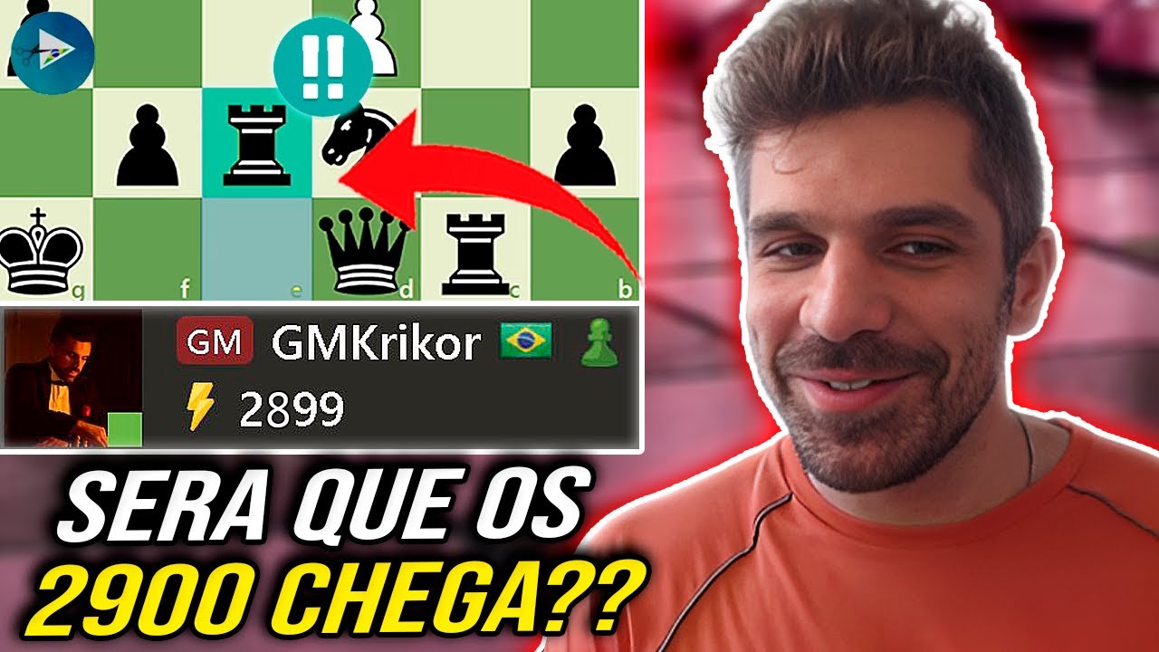 GM Krikor foi EM BUSCA DOS 2900 de RATING no BLITZ ONLINE!! 