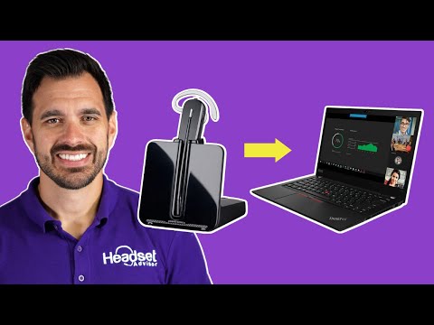 How to Connect Plantronics CS500 Series Headset to Computer CS540, Co54,CS530, CS520, CS510 by Headset Advisor