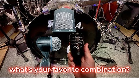 Kick Drum Mics Comparison Test / Audix D6, Shure 91A & Beta 52
