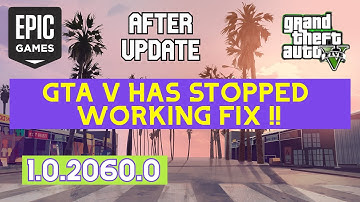 gta 5 has stopped working fix | after update | epic games | scripthookV | mods not working | FIX |
