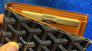 I thought of buying Goyard men's wallet with coin case