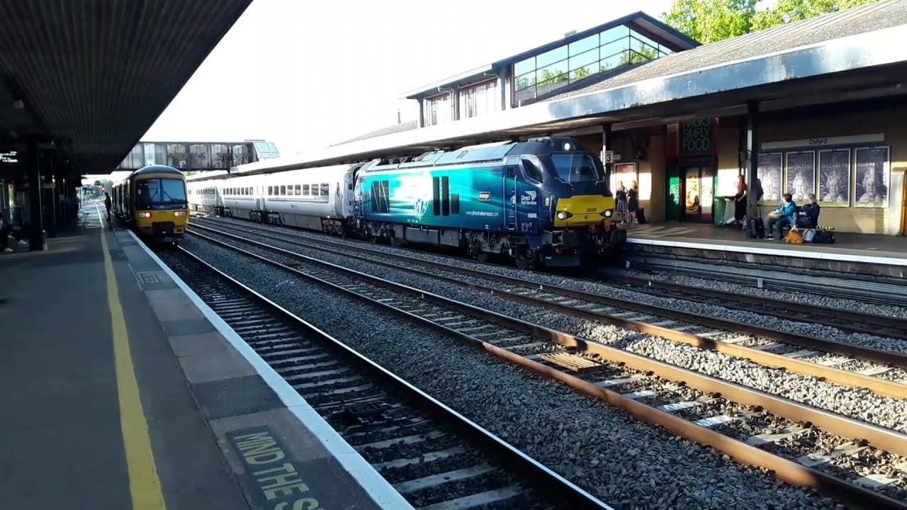 Поезда в час пик в Оксфорде, CVL, 27.05.2022