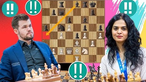 Super play Chess Game : 82 | Magnus Carlsen vs Tania Sachdev #magnuscarlsen #chess #chessplayer