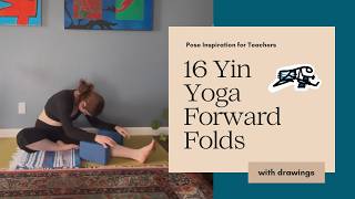 16 Yin Yoga Forward Folds with 2 Blocks 1 Blanket Pose Ideas for Teachers