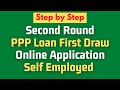 PPP Loan for Self Employed - PPP First Draw Online Application [Step by Step Instructions]