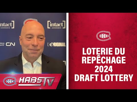 Kent Hughes reacts to the 2024 NHL Draft Lottery | FULL PRESS CONFERENCE