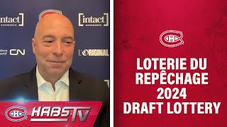 Kent Hughes reacts to the 2024 NHL Draft Lottery | FULL PRESS CONFERENCE