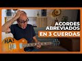 El secreto de los acordes abreviados usando solo tres cuerdas