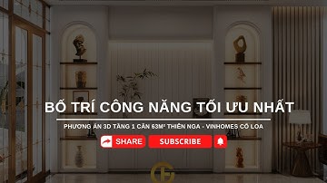 Cận Cảnh Layout 3D Tầng 1 Căn 63m² Thiên Nga - Vinhomes Cổ Loa Có Gì Đặc Biệt?