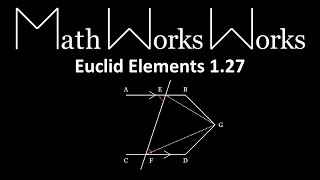 Euclid Elements -- Proposition 1.27