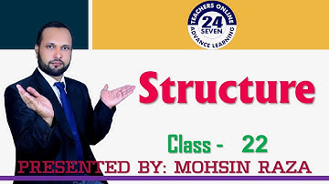 CS201 Short Lecture - 22 | VU Short Lecture | Structures in (Urdu / Hindi)