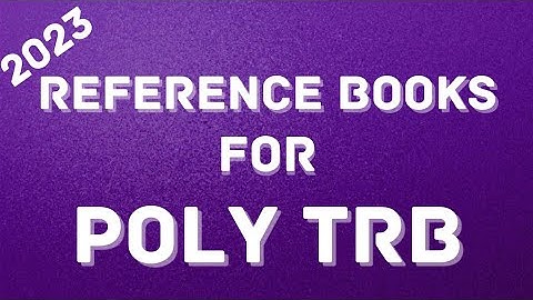 reference books for polytechnic TRB for maths