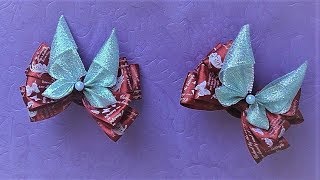 БАНТИКИ БАБОЧКИ ИЗ ЛЕНТ 🎀 Канзаши 🎀 БАНТИКИ БАБОЧКИ ИЗ ЛЕНТ 🎀 Канзаши 🎀