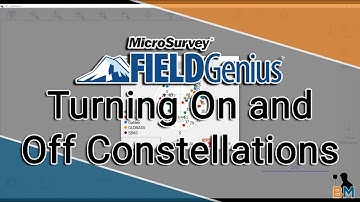 MicroSurvey FieldGenius How To: Turning On and Off GNSS Constellations | Bench Mark
