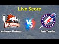 Melbourne Mustangs vs Perth Thunder Live Score - Australia Australian Ice Hockey League